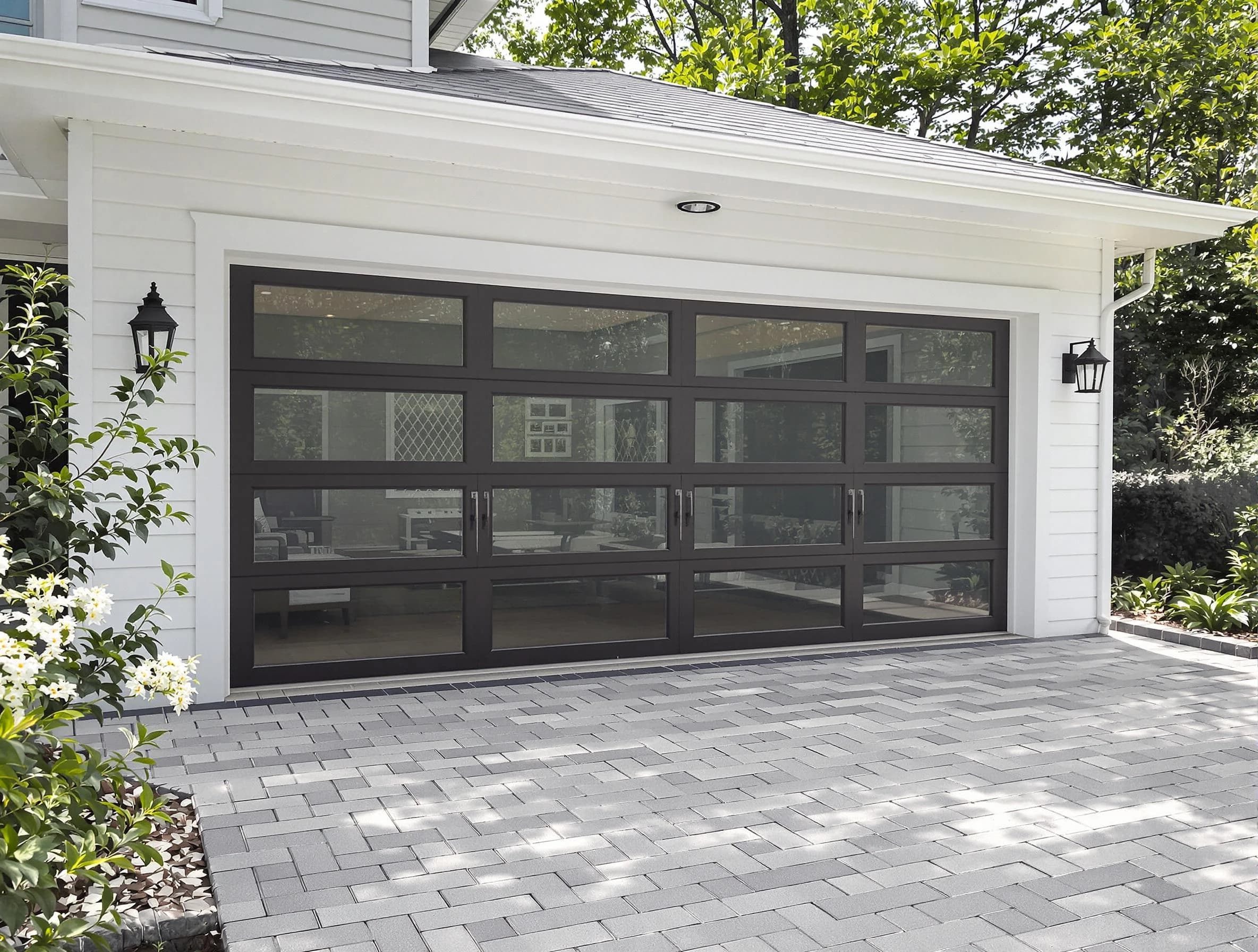 Spring Hill Garage Door Repair design specialist presenting custom garage door options to Spring Hill homeowner