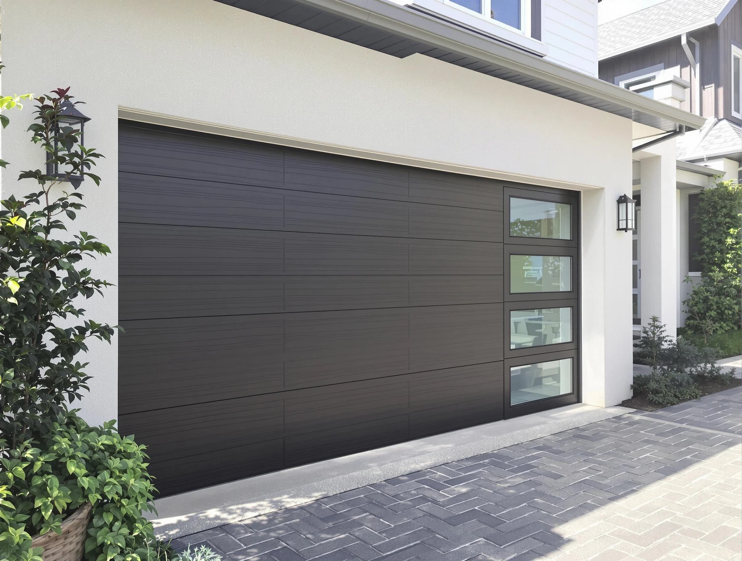 Custom garage door installation by Spring Hill Garage Door Repair in Spring Hill
