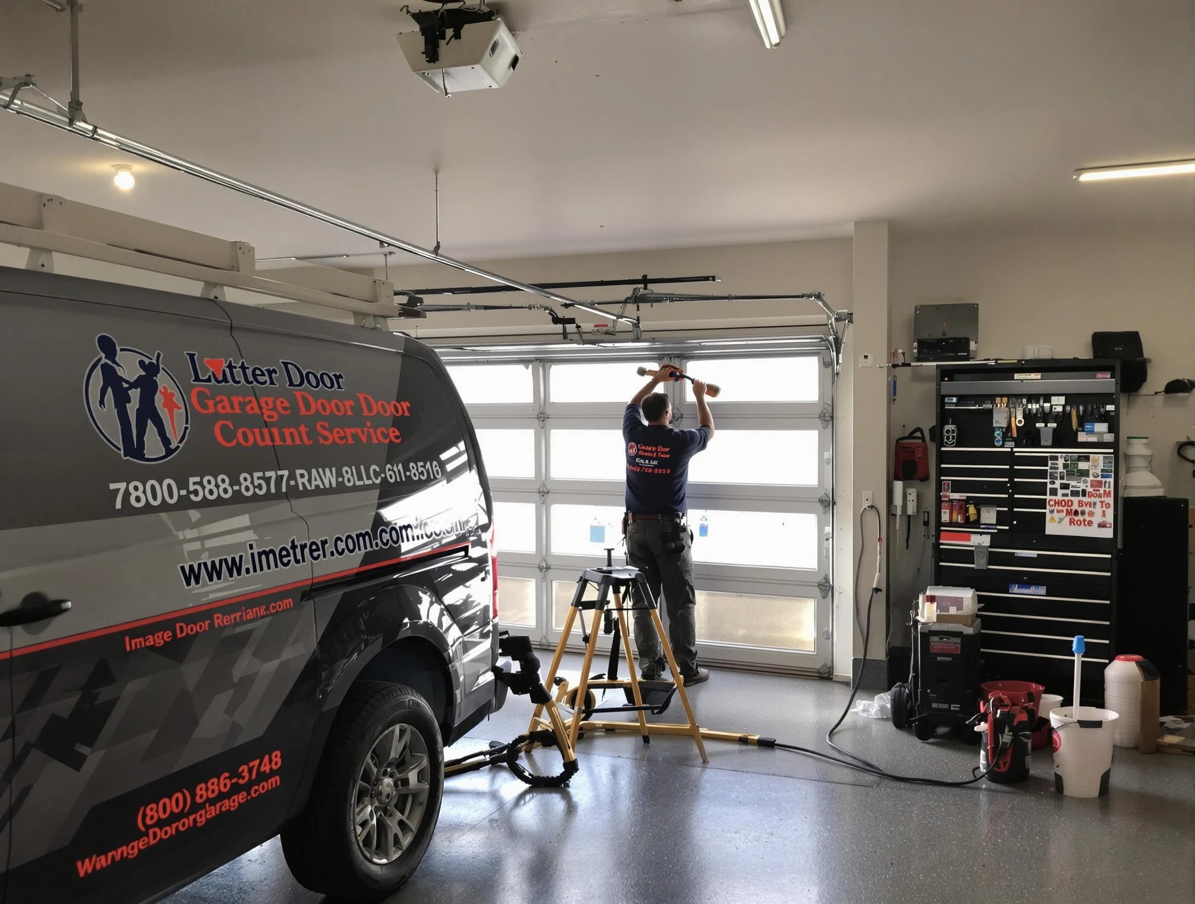 Spring Hill Garage Door Repair rapid response team performing same-day repair in Spring Hill