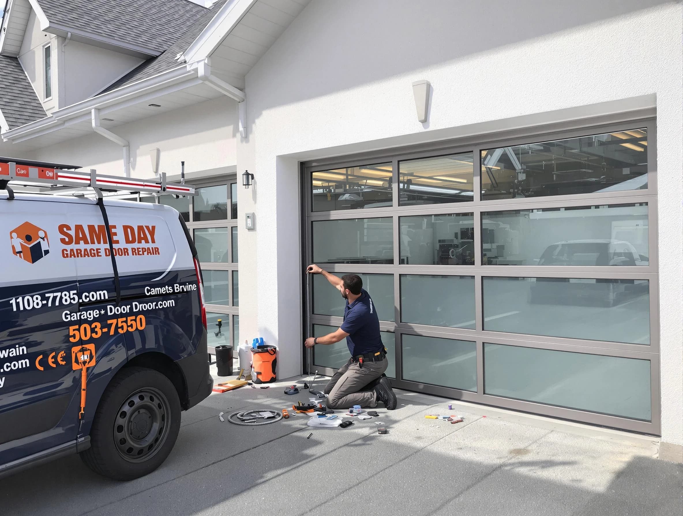 Same-day garage door repair service by Spring Hill Garage Door Repair in Spring Hill