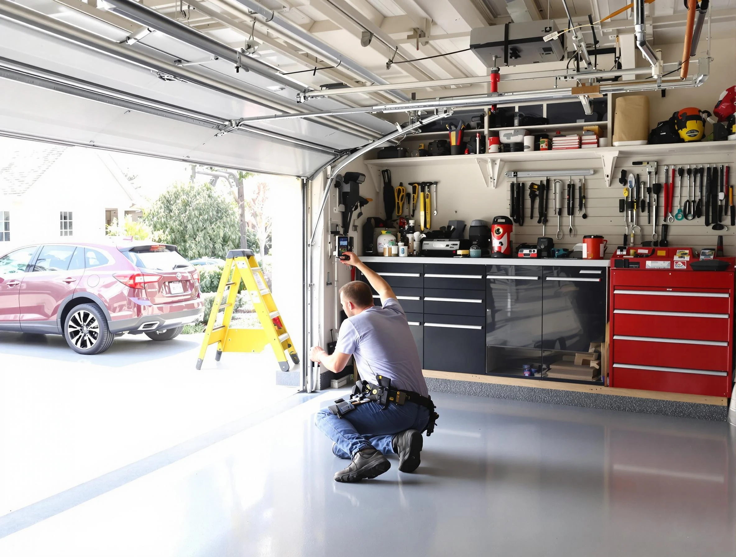 Local garage door repair service by Spring Hill Garage Door Repair in Spring Hill